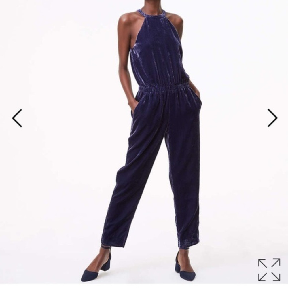 Loft velvet romper